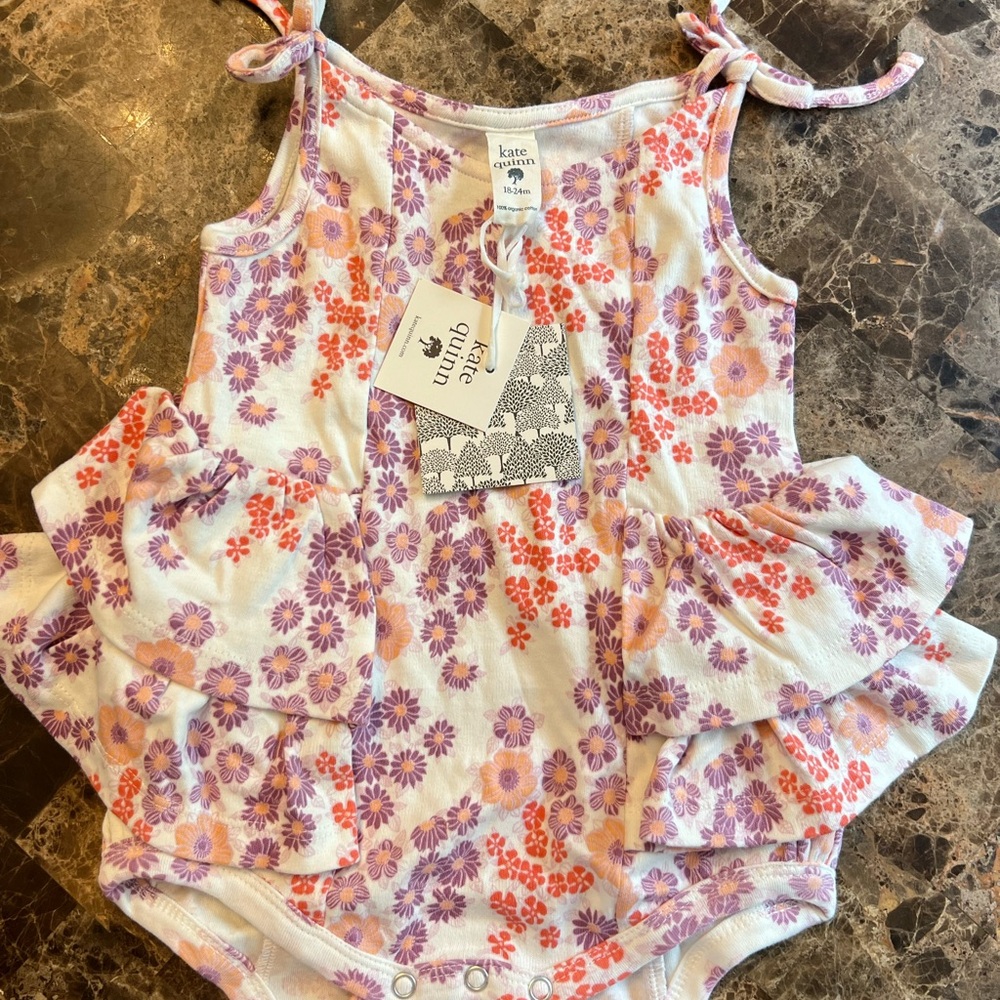 Kate Quinn Floral Baby Romper
